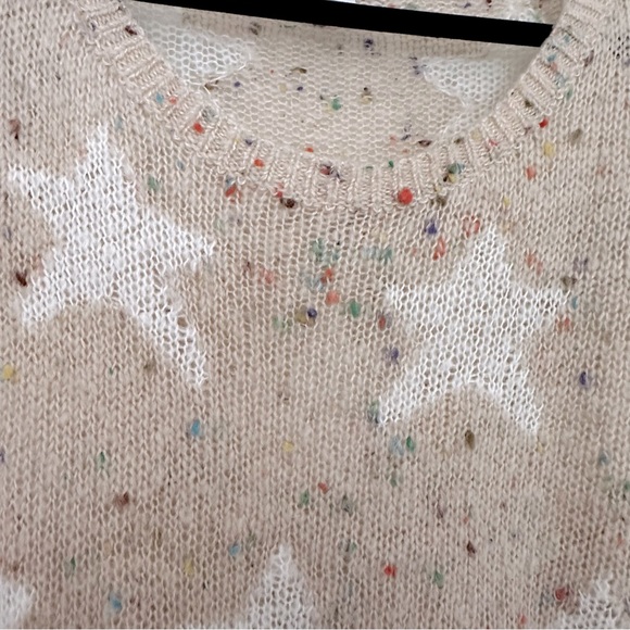 Wildfox Blush colored “seeing stars” Lennon sweater size Small - Picture 8 of 10